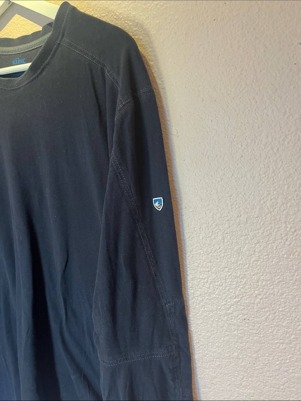 Kuhl Men’s Wildfibre Long Sleeve T Shirt Navy Blue Size XL - Picture 3 of 6